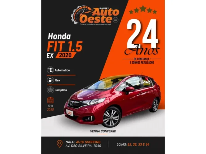 Honda Fit Ex/s/ex 1.5 Flex/flexone 16V 5P Aut. 2020