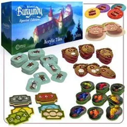 The Castles of Burgundy: Special Edition - Acrylic Tiles