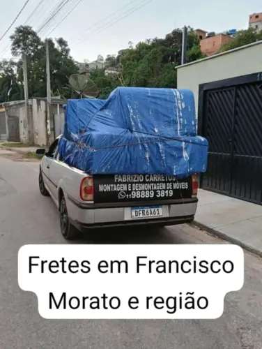 Trabalho com pequenos fretes sou da região de Francisco Morato