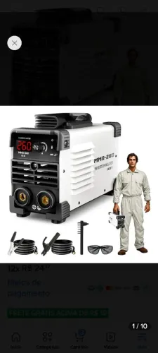 Soldadora 260 amp