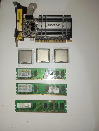 Processador, Placa de vídeo, Memória RAM