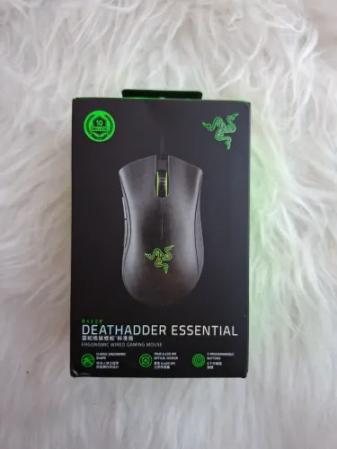 Mouse Razer Deathadder Essencial Preto - Novo, Lacrado e Original.
