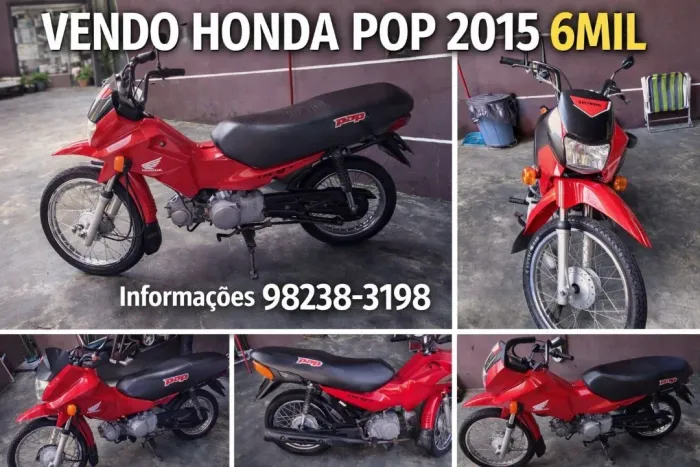 Obs: biz e pop já foram vendidas.Motos seminova. Não é loja, é único dono