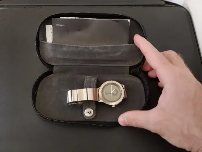 Relógio Guess Original Aço Inox - Com Estojo, Manual e Elos Extras
