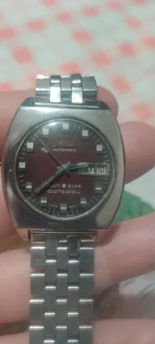 Mido vintage funcionando normalmente todo em aço inox automático original