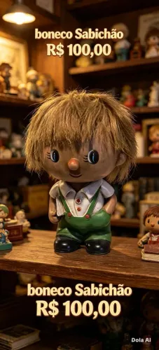 Boneco Sabichão antigo da Estrela 