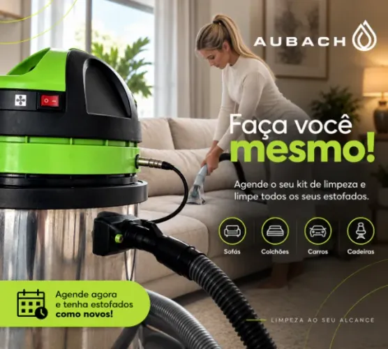 Locação de Extratora para higienização de estofados - Aubach Clean