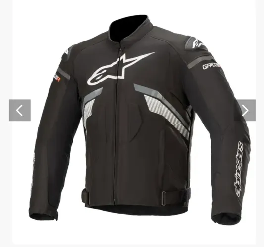 Jaqueta Alpinestars AST V2 Air - XL (Preta/Branca) - Nova com Etiquetas