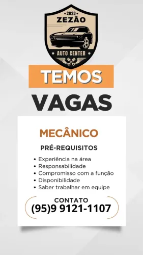 Contrata-se mecânicos e alinhador automotivo