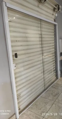 Porta de vidro de loja : 2,50x 220 mt
