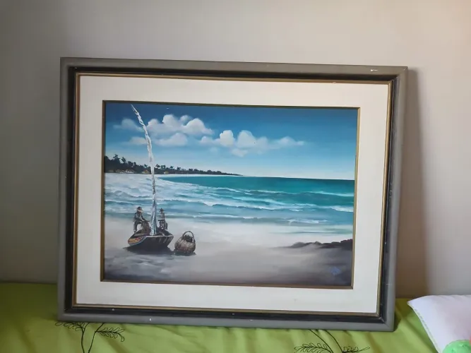 Quadro de parede tamanho 72 cm altura e 93 cm largura