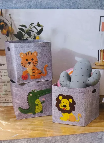 Cesto organizador brinquedos roupas 