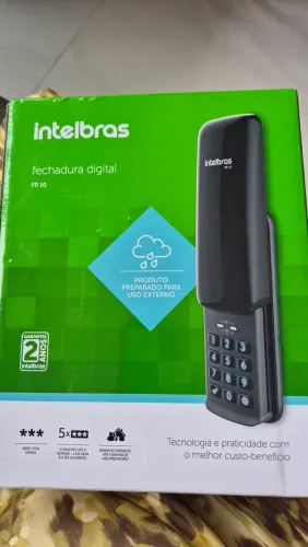 Fechadura digital intelbras nova