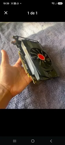 Placa de video Amd Rx 550 4gb 128 bits