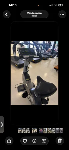 Vende-se Bike Ergométrica Technogym