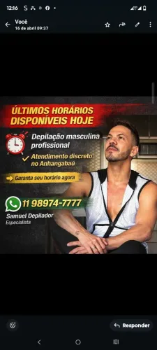 Depilação cera e máquina vamos agendar?