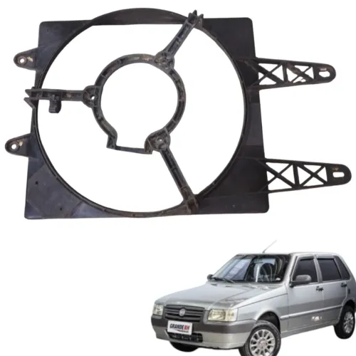 Defletor Ventoinha Radiador Fiat Uno Mille V19 50018421