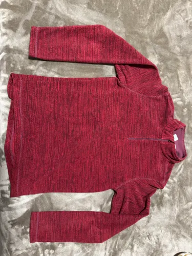 Blusa Fleece Masculina Quechua Vermelha Tam. P - Excelente Estado