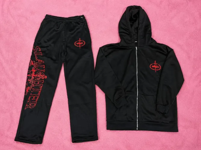 Conjunto moletom Corteiz Slaughtergang