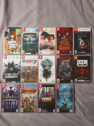 Jogos Nintendo Switch (valores na descrição)