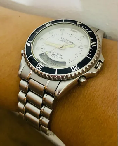 Technos Skydiver Professional 150m Original Impecável
