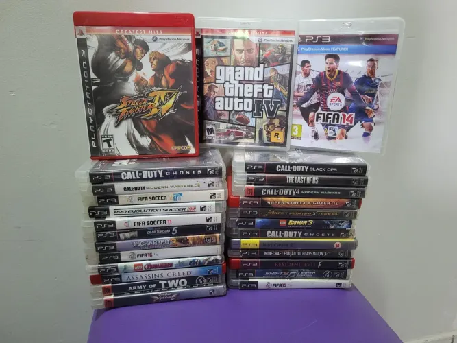 Jogos PS3 originais Mídia Fisica