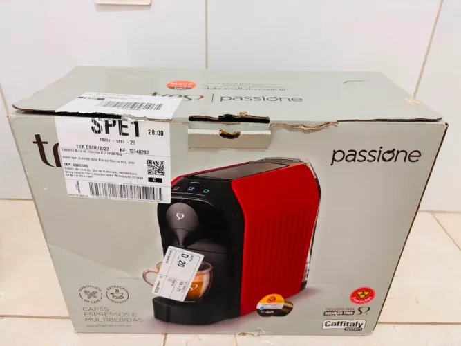 Cafeteira 3 corações