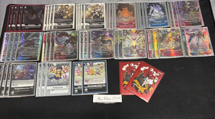 Digimon TCG deck Omnimon ping pong