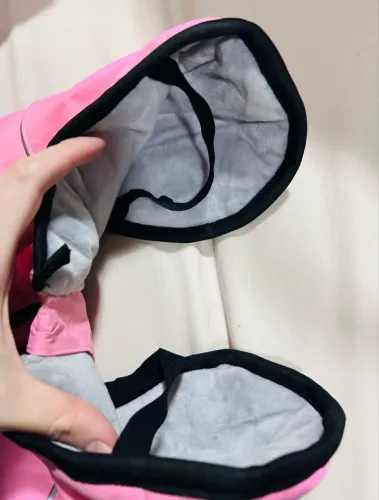 Capa de chuva pet rosa 