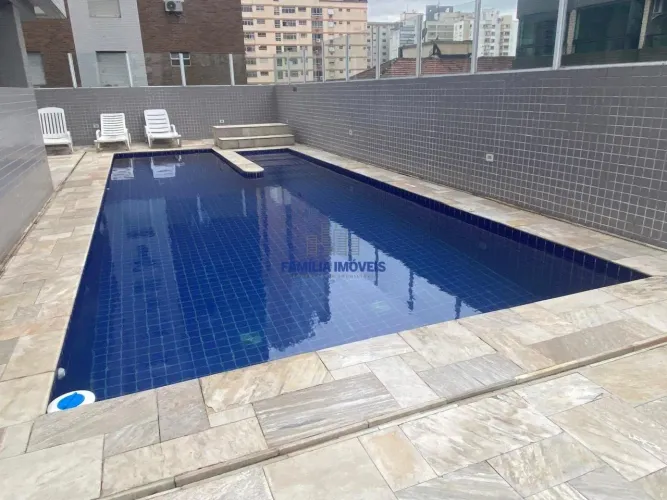 Apartamento a venda 2 suítes varanda lazer Gonzaga santos/SP