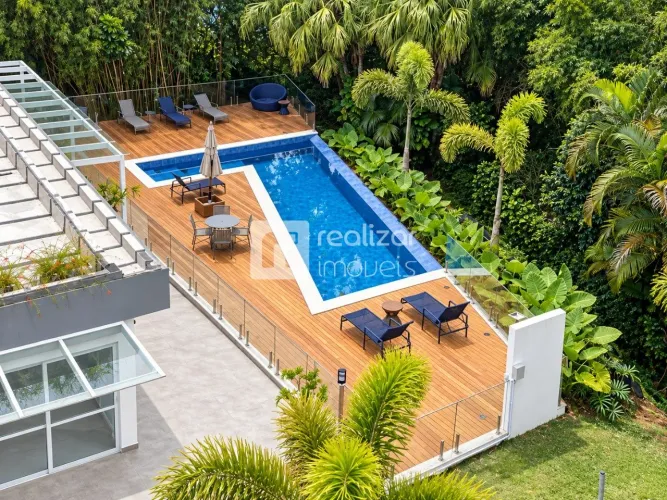 Apartamento Garden com 3 quartos e vista para a Ponte Hercílio Luz para alugar em Cacupé -