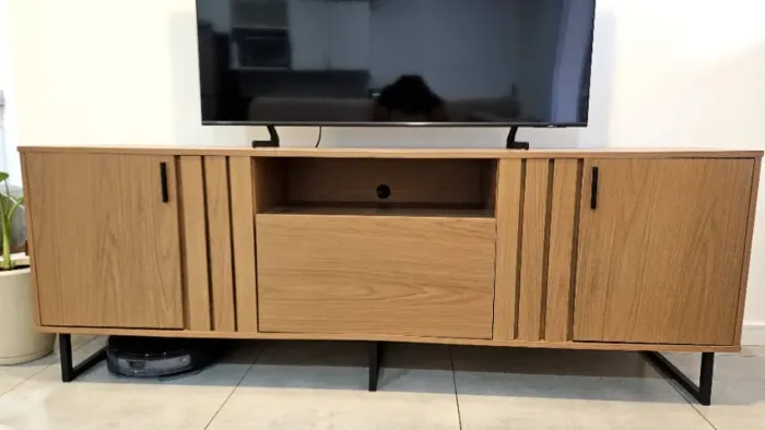 Rack de TV, Colibri Juruá, Freijó/Preto, 1,80m