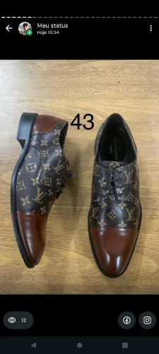 Sapato Louis Vuitton  holograma 