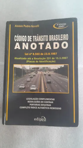 "CÓDIGO DE TRÂNSITO BRASILEIRO ANOTADO"