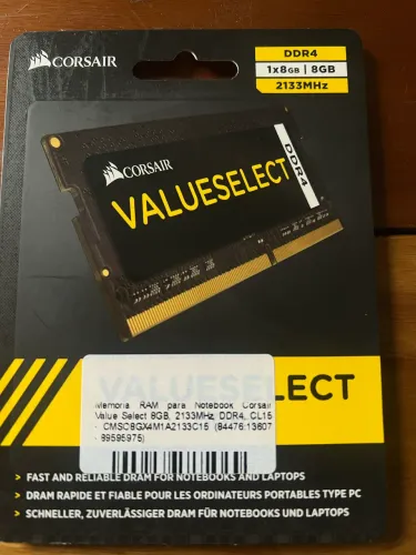 Memória RAM Notbook 8gb