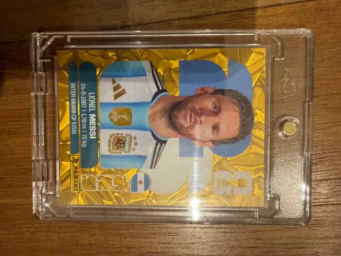 Lionel Messi Legend Gold Ouro Edição Limitada Original Panini EUA Copa do Mundo 2026