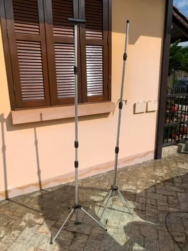 Vendo Suporte/pedestal Tripé Porta Banner Alumínio 1,80 M  