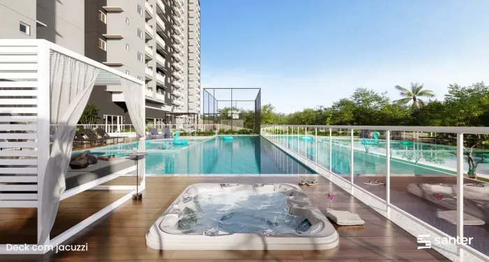 Apartamento para venda com 60 metros quadrados com 2 quartos em Itapocoroi - Penha - Santa