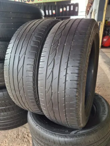 Par de pneus 185/55/16 usados Bridgestone