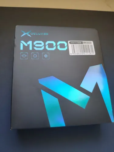 Mouse Delux M900 Pro. Preto. Com dock. Novo e lacrado!
