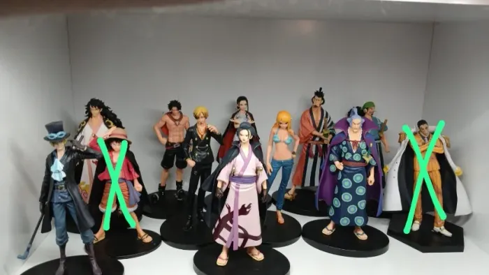 bonecos (Figures) de one piece ( preços variados)