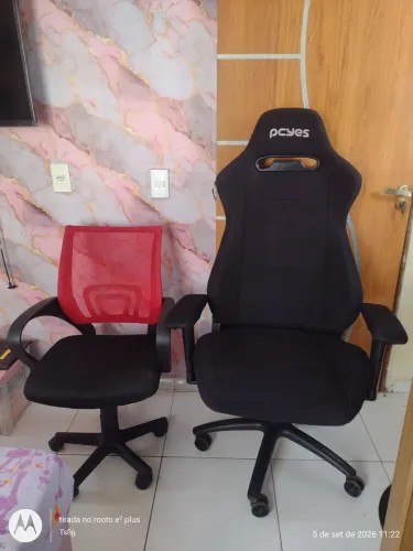 Cadeira gamer+escritório valor 500