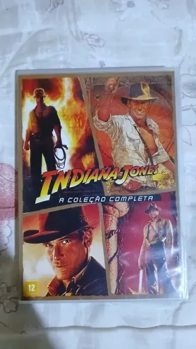Coleção dvds filmes Indiana jones 4 filmes