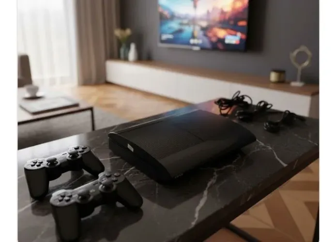PS3 super slim 3000mil jogos destravado