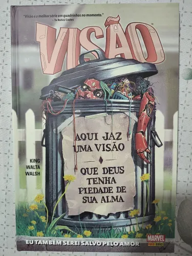 Marvel comics Editora Panini Visão: Eu também serei salvo pelo amor 140 páginas