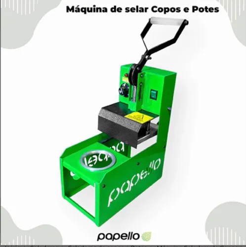 Máquina seladora de copos e potes 220w