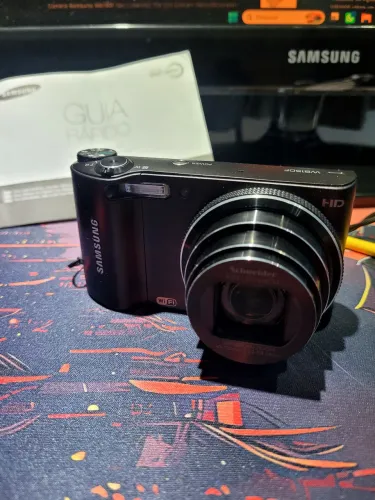 Câmera Smart Samsung, WB150F, em pleno funcionamento. Top demais!
