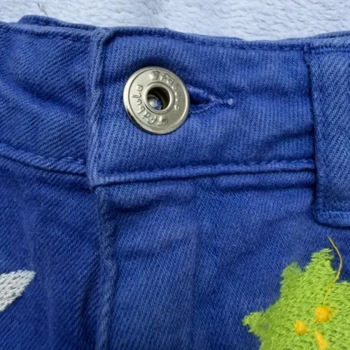 Short Infantil Fábula Azul Bordado - Tamanho 8