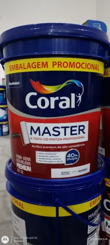Tinta Coral Master Fosco 20L branco