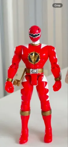 Boneco power ranger Dino Trovão Vermelho Thunder 